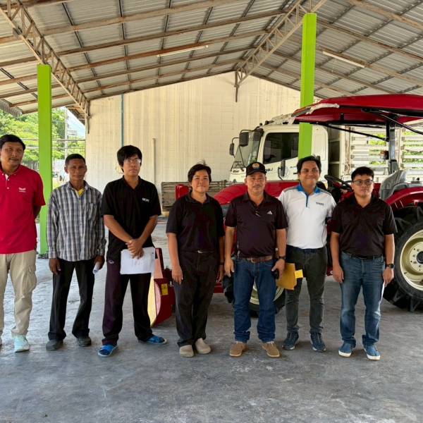 ตรวจรับครุภัณฑ์การเกษตร  “รถฟาร์มแทรกเตอร์”  จำนวน 1 รายการ