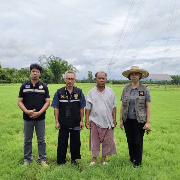 ศวอ.เชียงราย การตรวจประเมินมาตรฐานการปฏิบัติทางการเกษตรที่ดี สำหรับพืชอาหารสัตว์ของเกษตรกร พื้นที่ จ.เชียงราย และจ.พะเยา