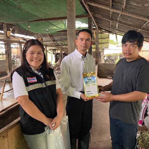 ติดตามฟาร์มโคนมในพื้นที่จังหวัดเลยภายใต้กิจกรรมยกระดับความมั่นคงด้านอาหารสัตว์ในชุมชน